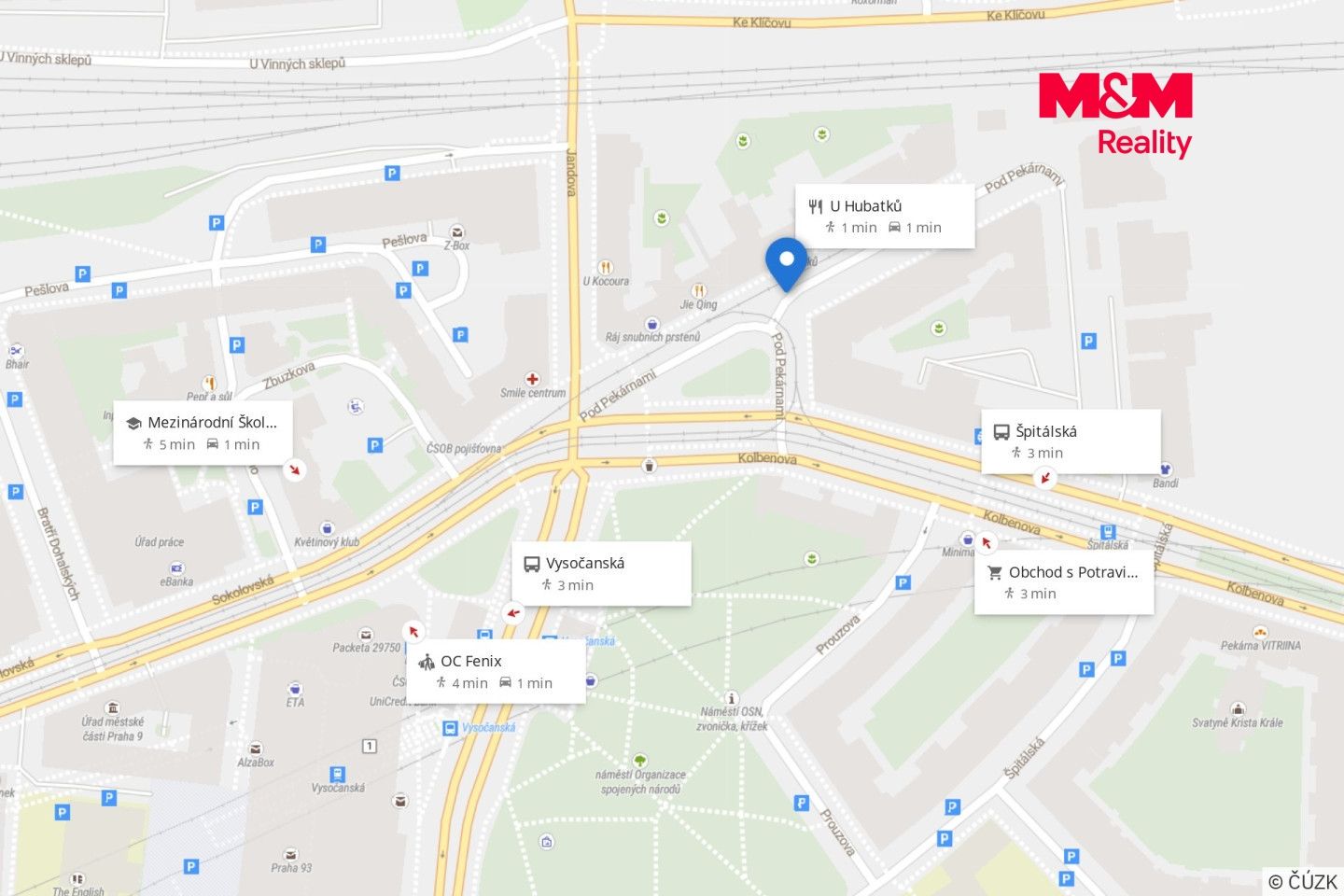 Pronájem, Byt 2+1, 61 m², Praha, Pod pekárnami, Praha – náhled fotky 10