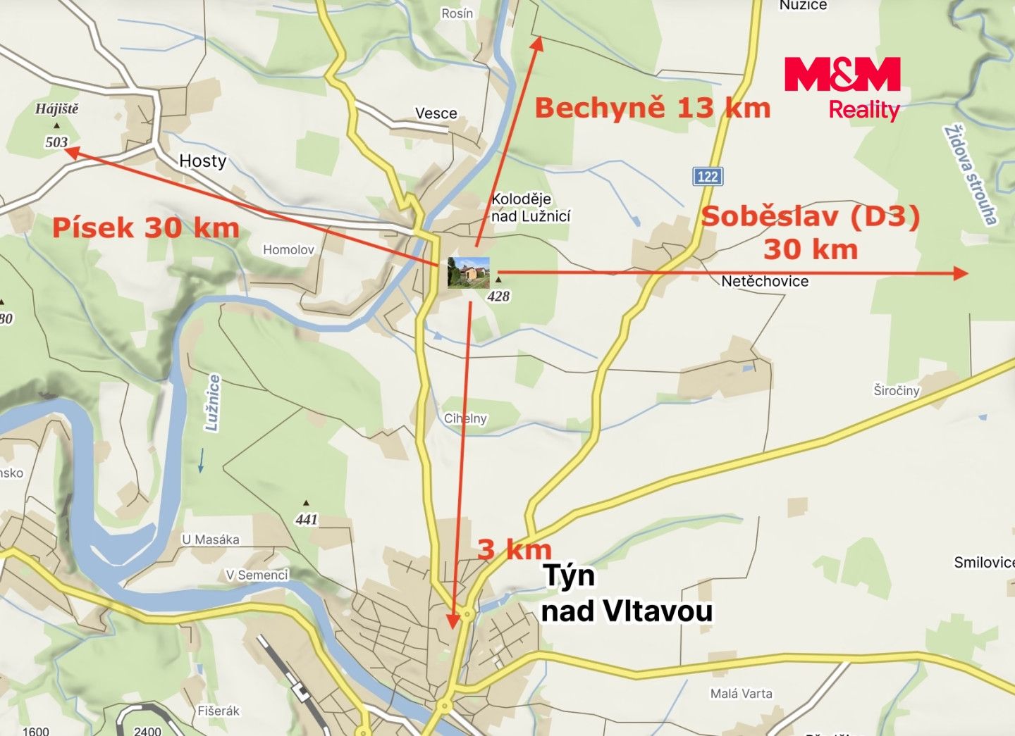 Prodej, Chata, 35 m², Týn nad Vltavou, Týn nad Vltavou – náhled fotky 12