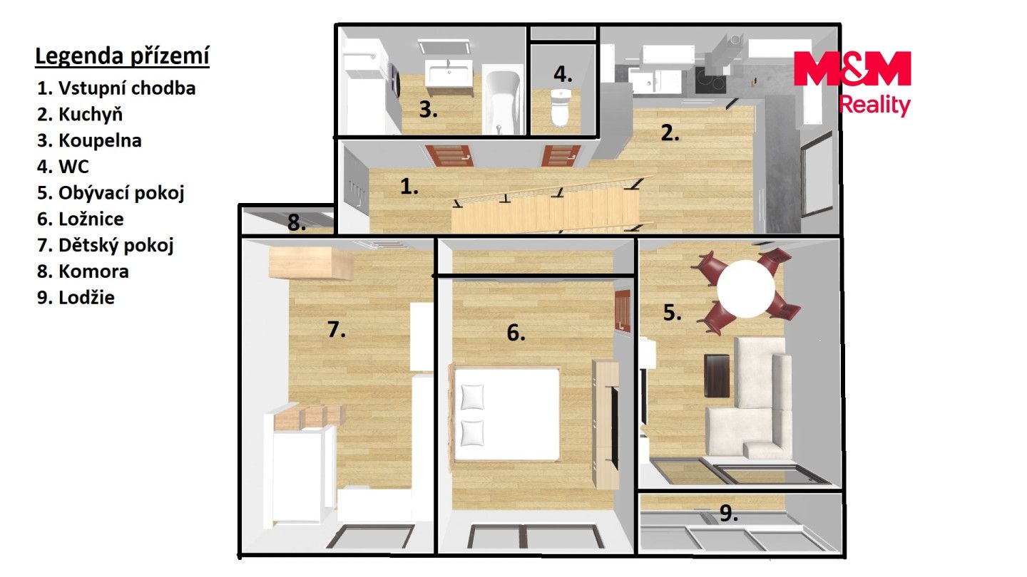 Prodej, Byt 3+1, 68 m², Písek, Jaromíra Malého, Písek – náhled fotky 25