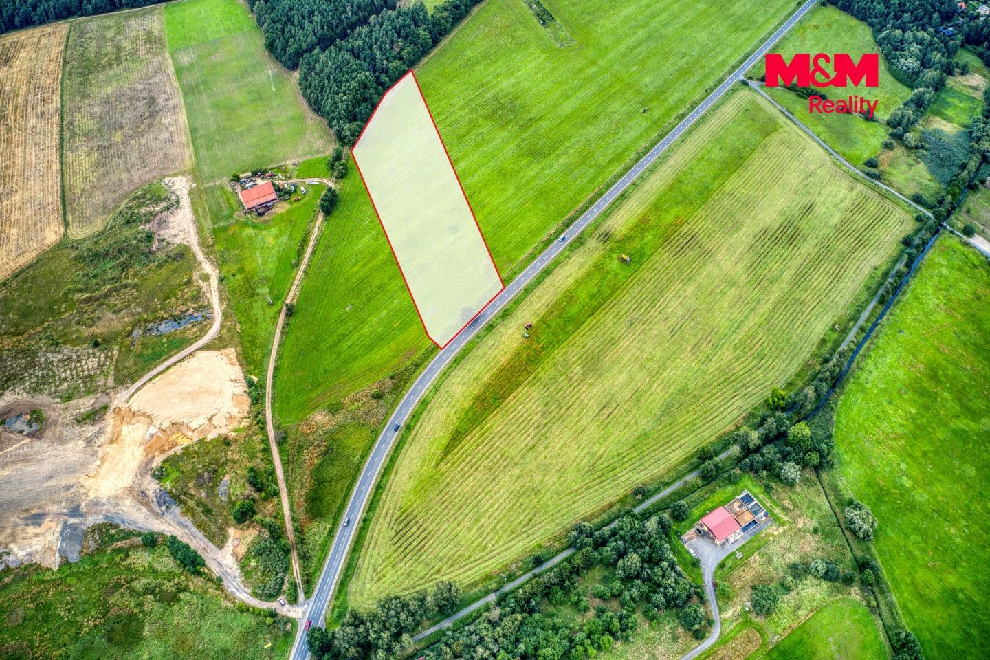 Prodej, Komerční pozemky, Líně