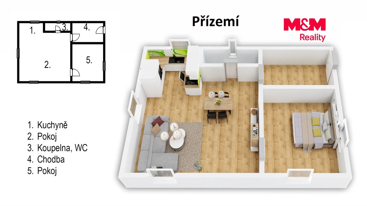 Prodej, Rodinný dům, 140 m², Rychnov nad Kněžnou, Svobody, Rychnov nad Kněžnou – náhled fotky 14