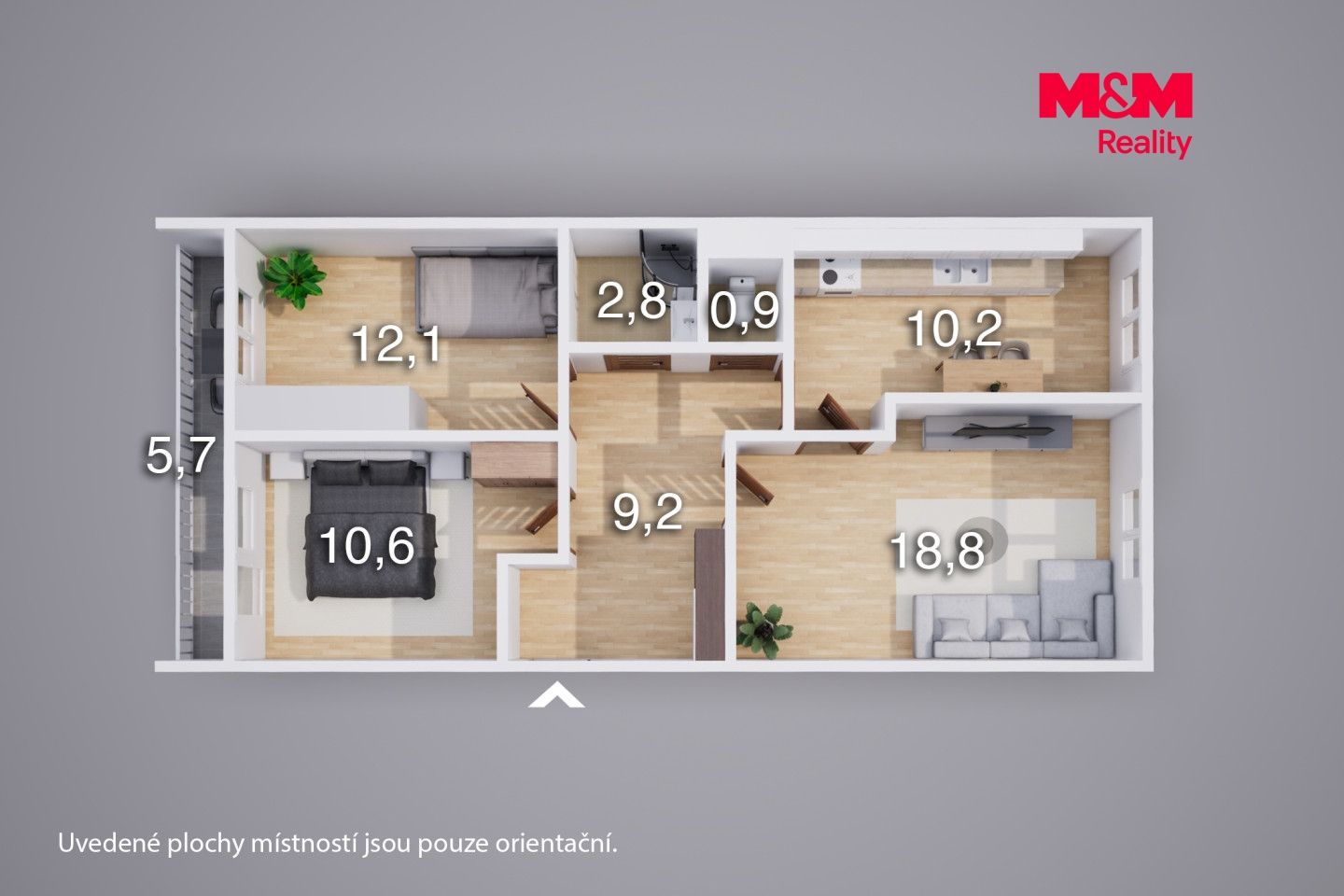 Prodej, Byt 3+1, 68 m², Krupka, Dukelských hrdinů, Krupka – náhled fotky 18