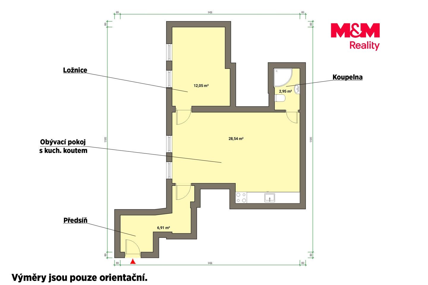 Pronájem, Byt 2+kk, 50 m², Františkovy Lázně, Františkovy Lázně – náhled fotky 6