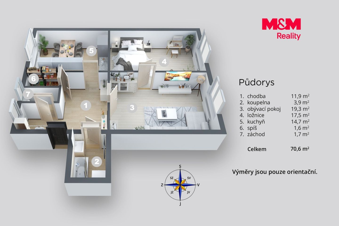 Prodej, Byt 2+1, 68 m², Děčín, Zámecká, Děčín – náhled fotky 15