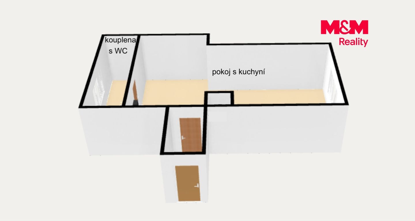 Pronájem, Byt 1+kk, 50 m², Kostelec nad Orlicí, Pelclova, Kostelec nad Orlicí – náhled fotky 7