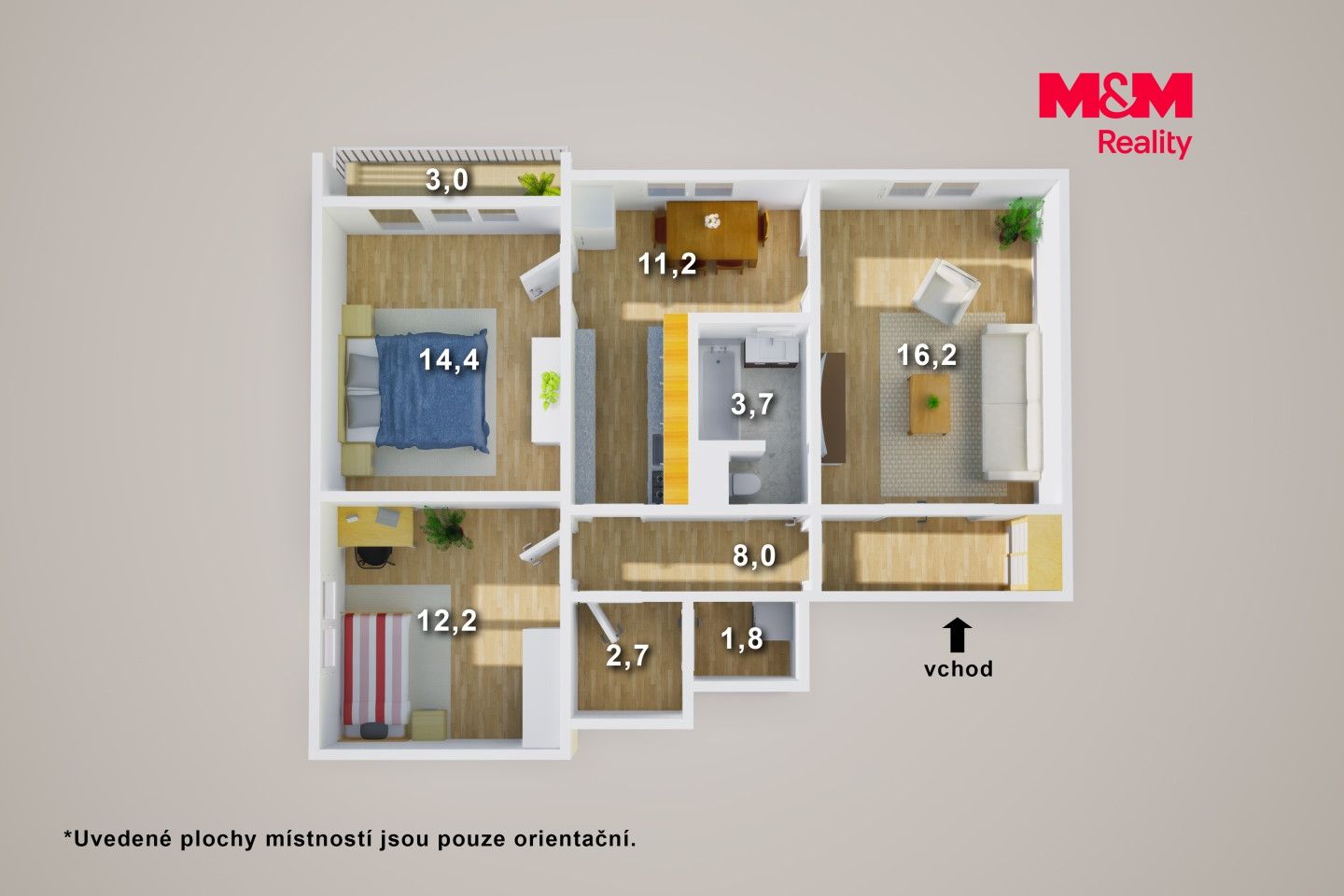 Prodej, Byt 3+1, 76 m², Bílina, Sídliště Za Chlumem, Bílina – náhled fotky 26