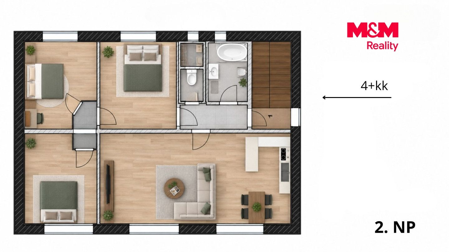 Prodej, Rodinný dům, 422 m², Otrokovice, tř. Osvobození, Otrokovice – náhled fotky 20