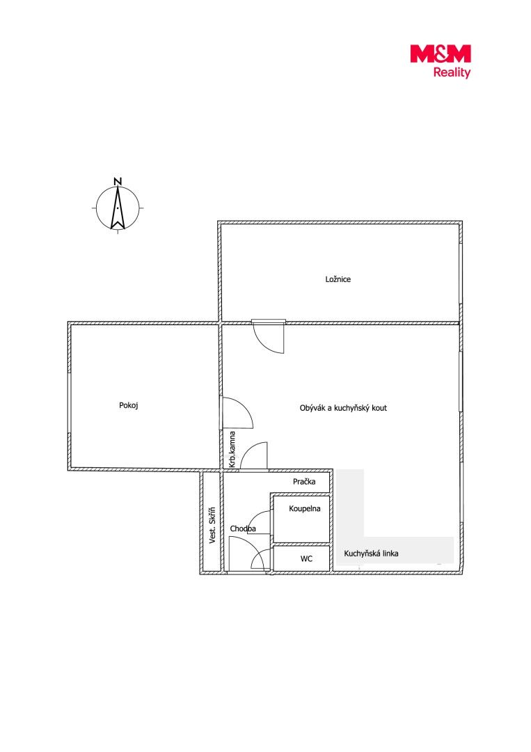 Pronájem, Byt 3+kk, 69 m², Moravské Budějovice, Myslbekova, Moravské Budějovice – náhled fotky 8