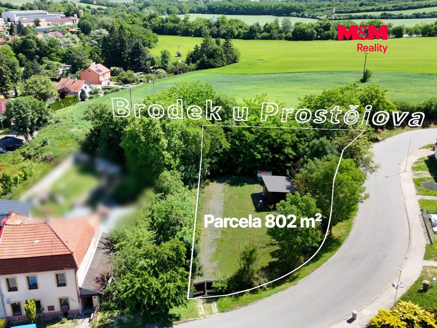 Prodej, Pozemek k bydlení, Brodek u Prostějova