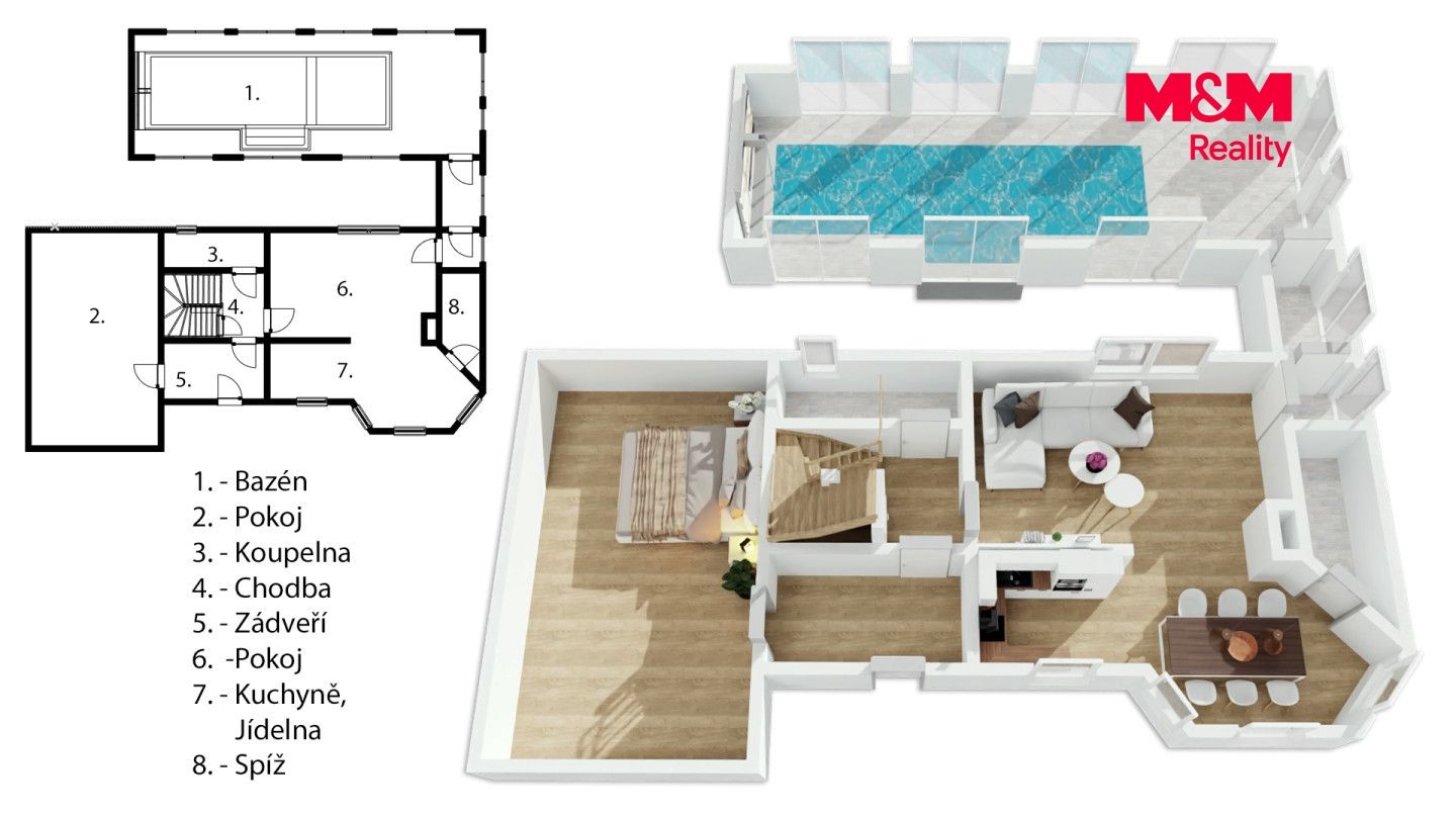 Prodej, Rodinný dům, 180 m², Drahelčice, Malá Strana, Drahelčice – náhled fotky 4