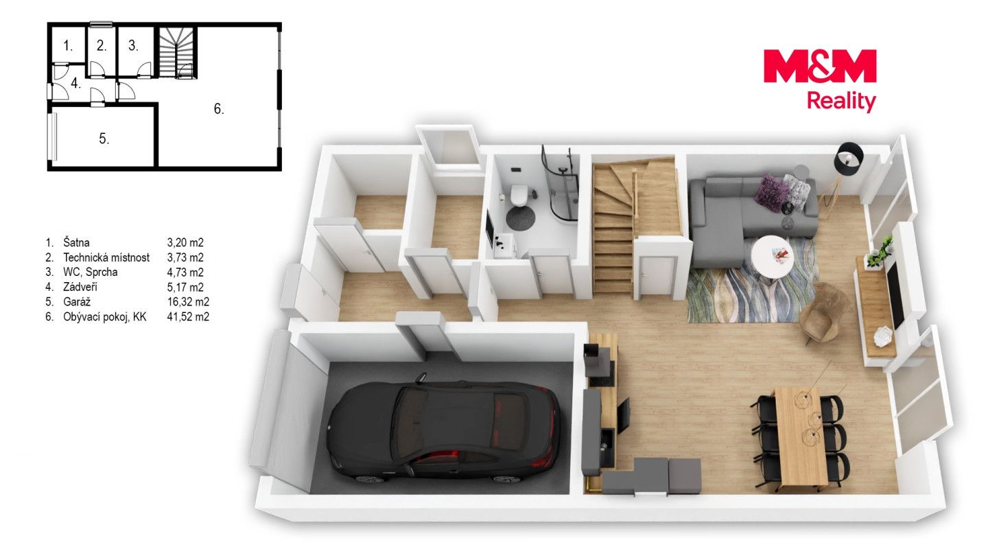 Prodej, Rodinný dům, 156 m², Unhošť, Unhošť – náhled fotky 34
