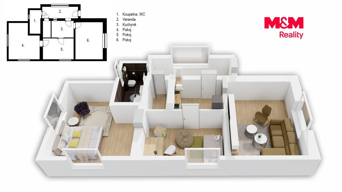 Prodej, Rodinný dům, 66 m², Vlašim, Vlašim – náhled fotky 4