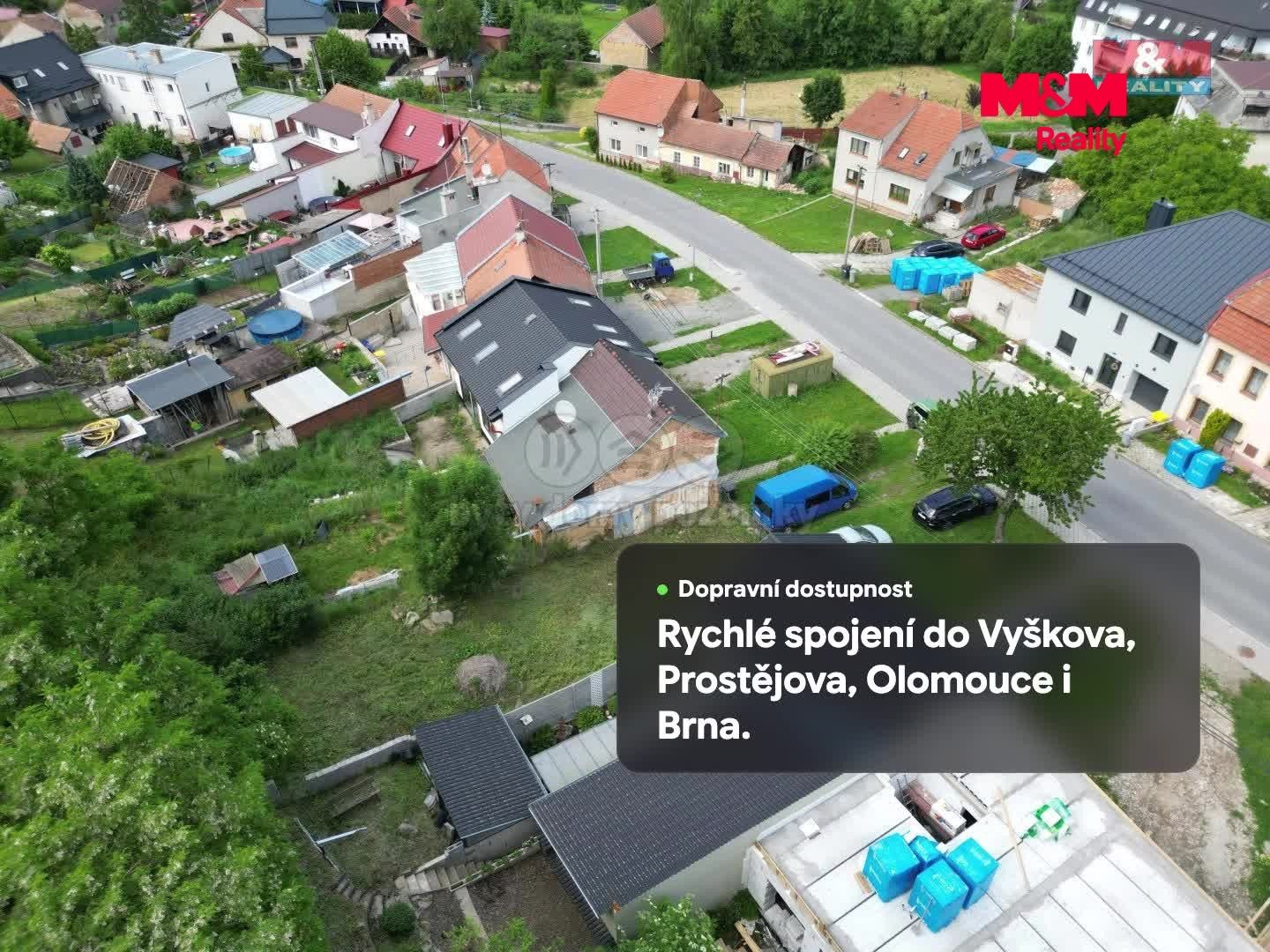 Prodej, Pozemek k bydlení, Brodek u Prostějova