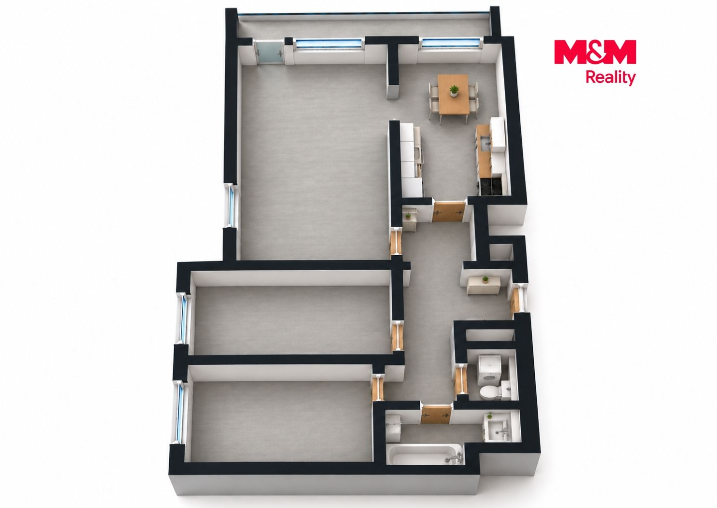 Pronájem, Byt 3+1, 72 m², Poděbrady, V Aleji, Poděbrady – náhled fotky 11