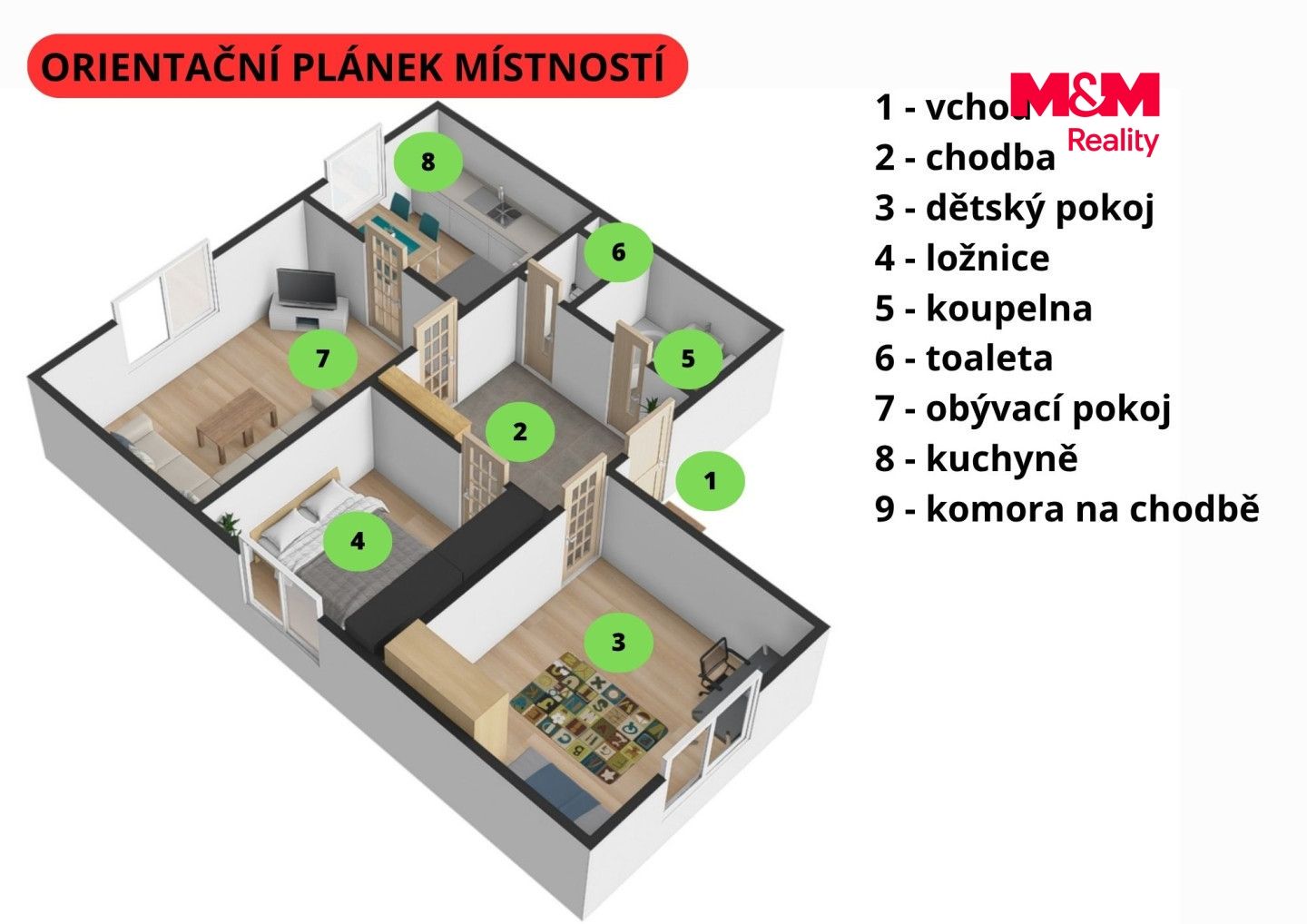 Prodej, Byt 3+1, 67 m², Ledeč nad Sázavou, Družstevní, Ledeč nad Sázavou – náhled fotky 10