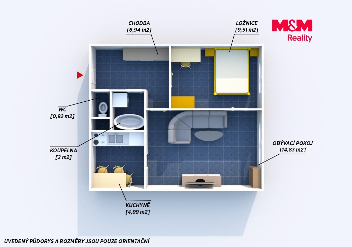 Prodej, Byt 2+kk, 39 m², Hořovice, Višňová, Hořovice – náhled fotky 16