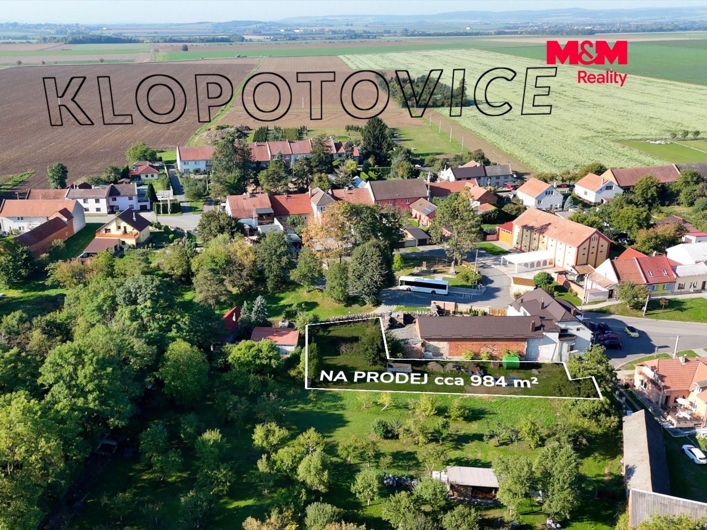 Prodej, Pozemek k bydlení, Klopotovice