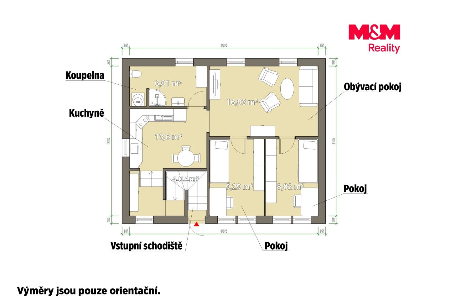 Pronájem, Byt 3+kk, 59 m², Plzeň, Plzeň – náhled fotky 2