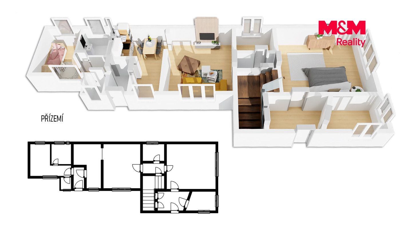 Prodej, Rodinný dům, 105 m², Kněžmost, Kněžmost – náhled fotky 22