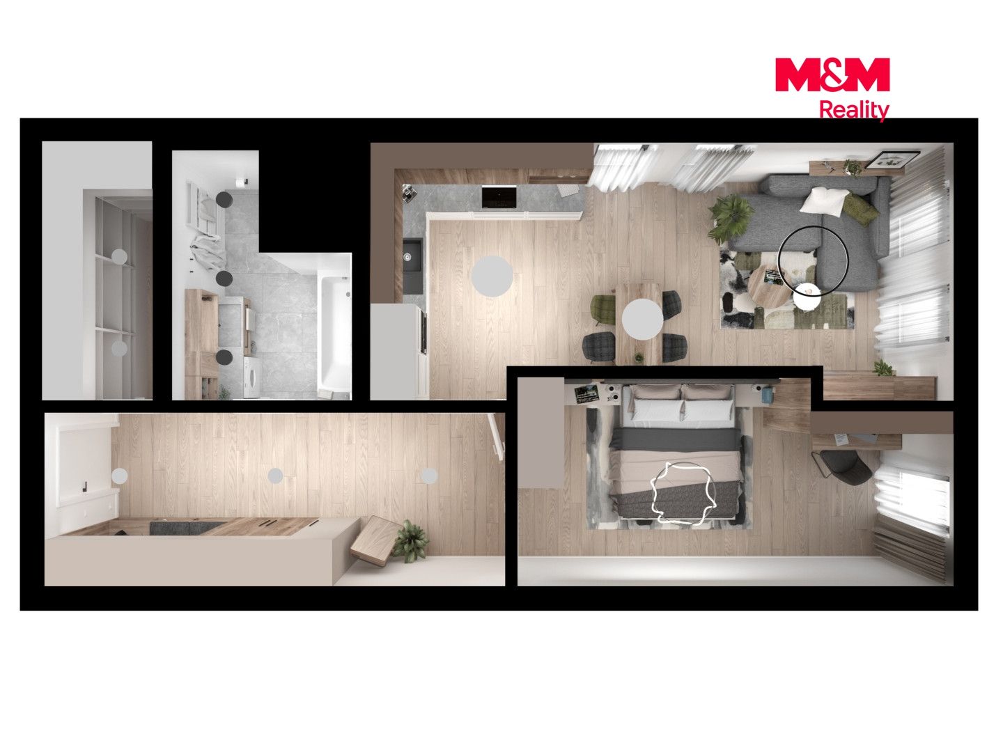 Prodej, Byt 2+kk, 61 m², Brno, Ponětovická, Brno – náhled fotky 4