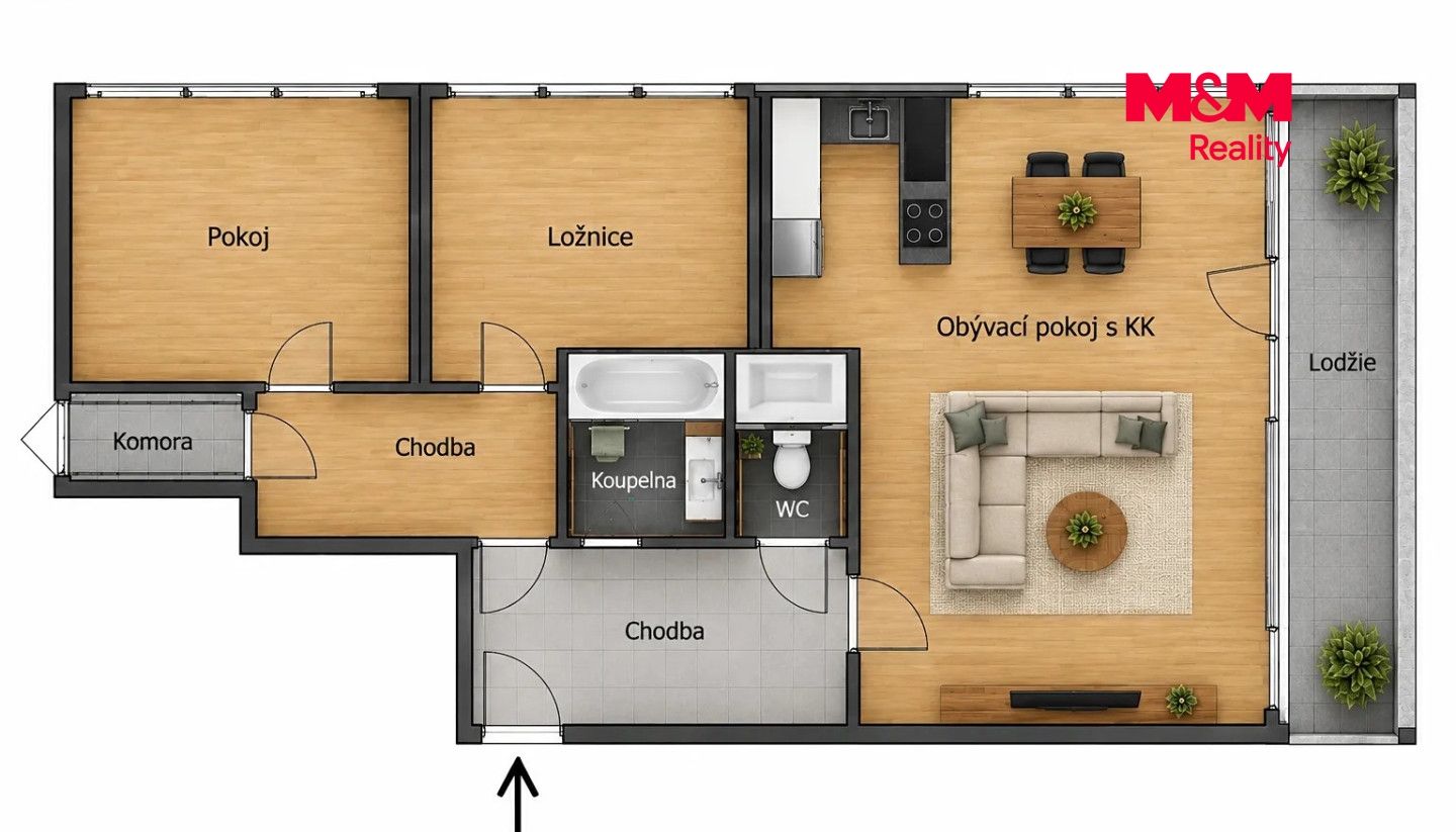 Prodej, Byt 3+kk, 84 m², Praha, Steinerova, Praha – náhled fotky 8