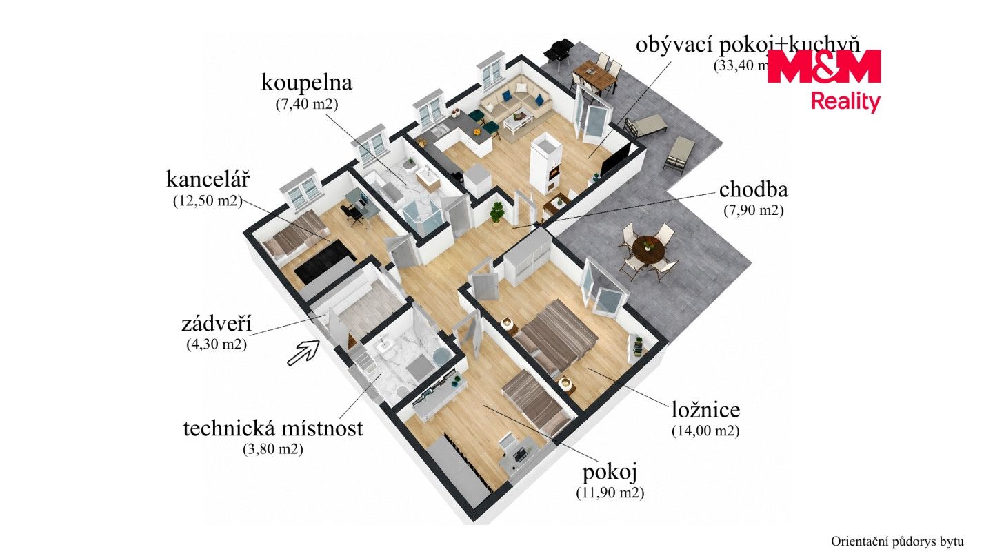 Prodej, Rodinný dům, 95 m², Lovosice, Turkova, Lovosice – náhled fotky 16