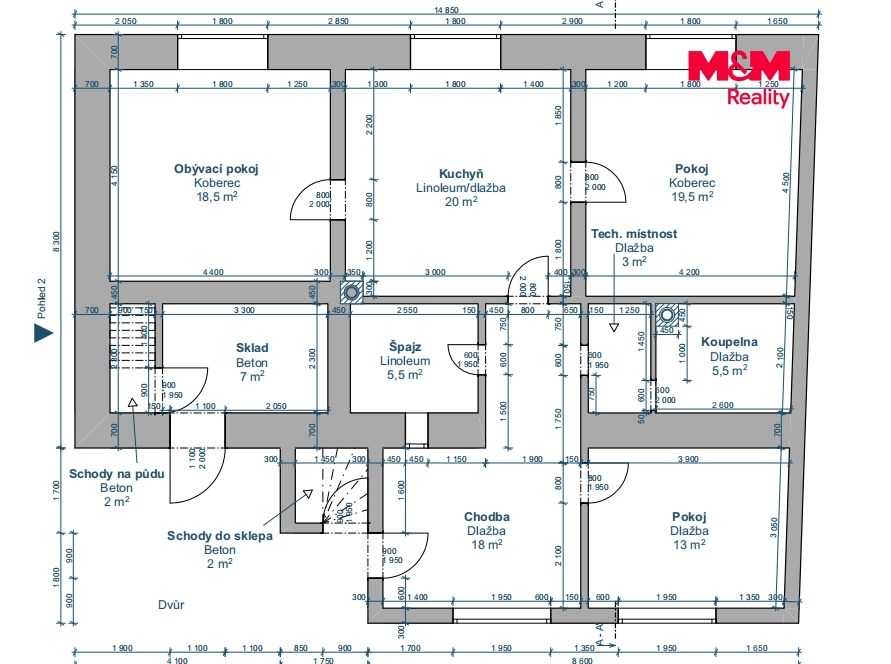 Prodej, Rodinný dům, 130 m², Hostim, Hostim – náhled fotky 14