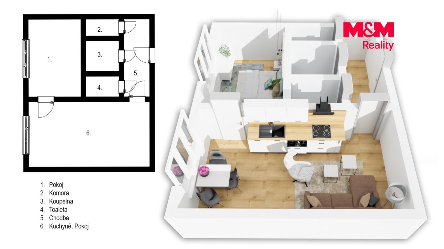 Prodej, Byt 2+kk, 30 m², Třinec, Seifertova, Třinec – náhled fotky 15