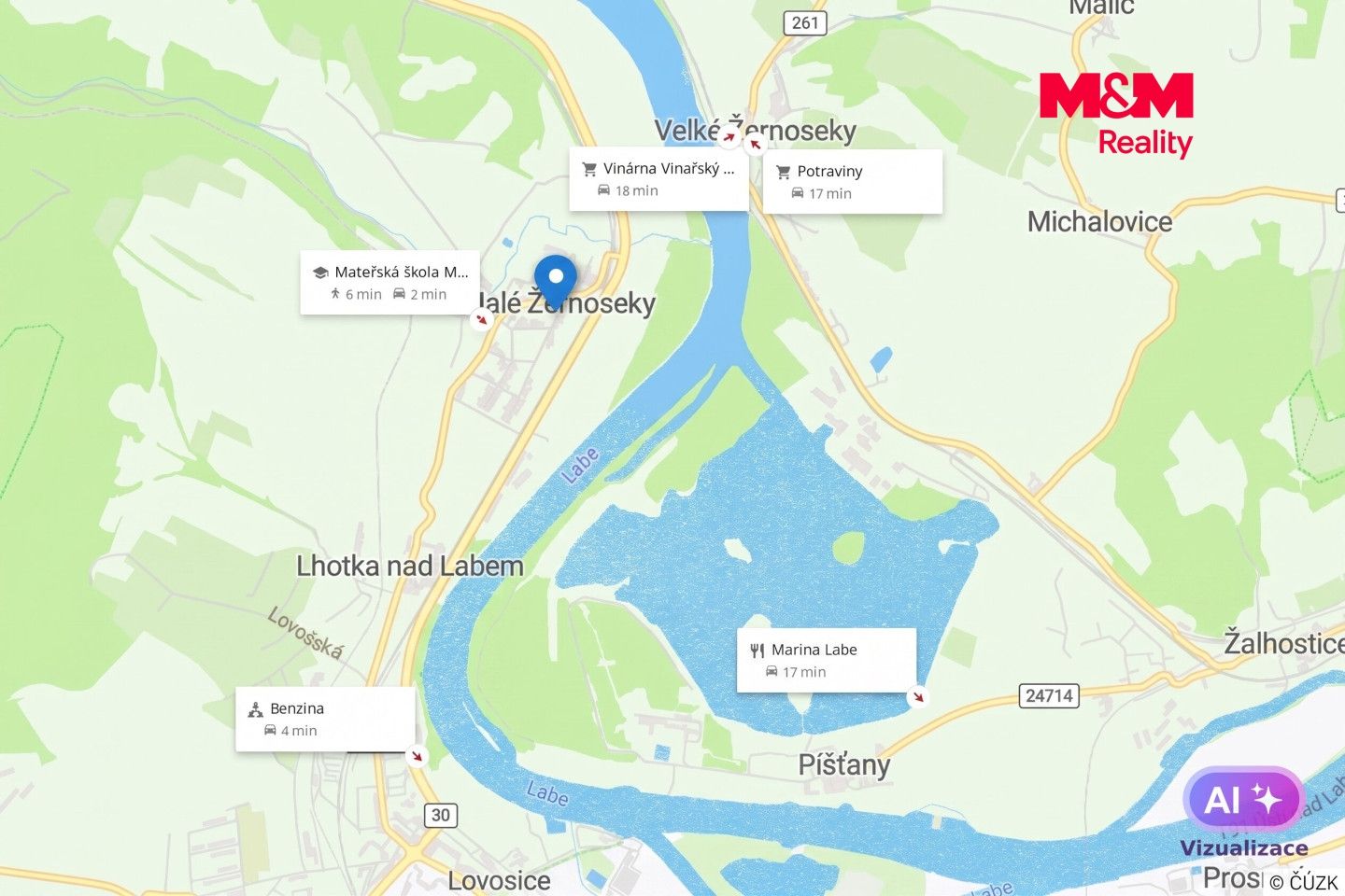 Prodej, Chata, 48 m², Malé Žernoseky, Malé Žernoseky – náhled fotky 47