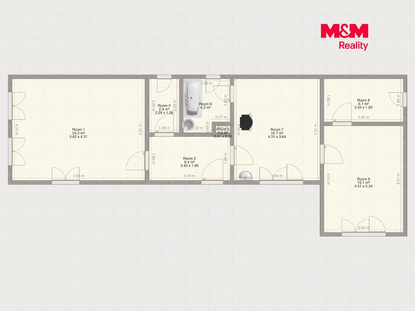 Prodej, Rodinný dům, 90 m², Kočín, Kočín – náhled fotky 37