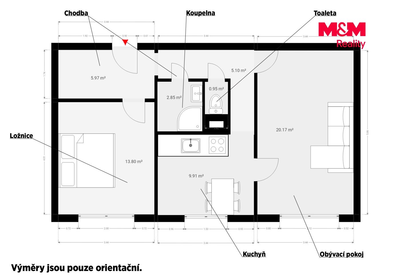 Prodej, Byt 2+1, 63 m², Kolinec, Kolinec – náhled fotky 19