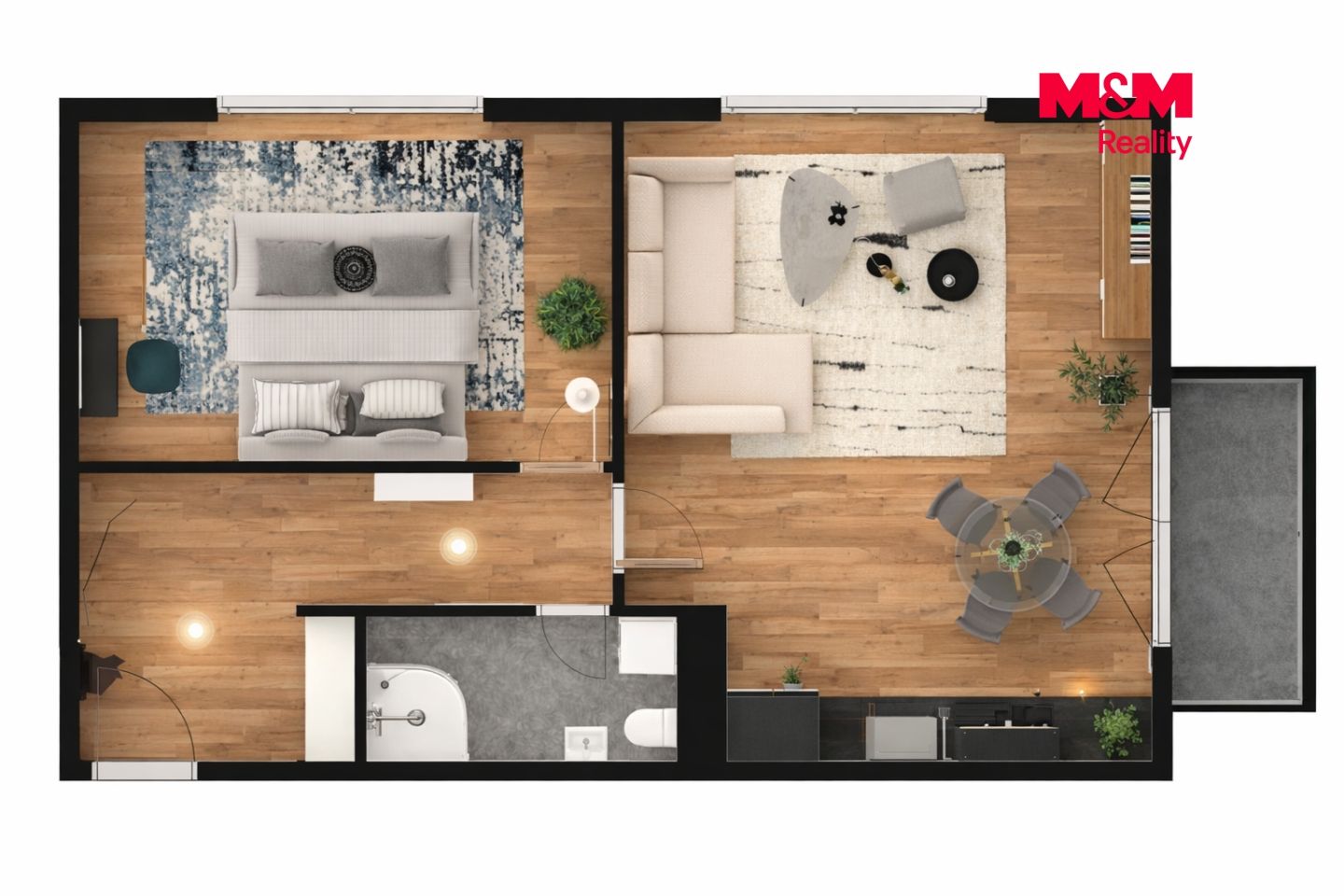 Prodej, Byt 2+kk, 63 m², Žleby, Žleby – náhled fotky 6