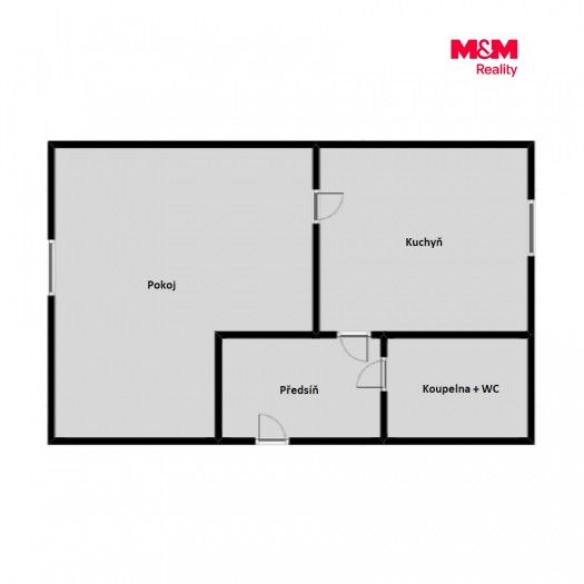 Prodej, Byt 1+1, 36 m², Chomutov, Zahradní, Chomutov – náhled fotky 4
