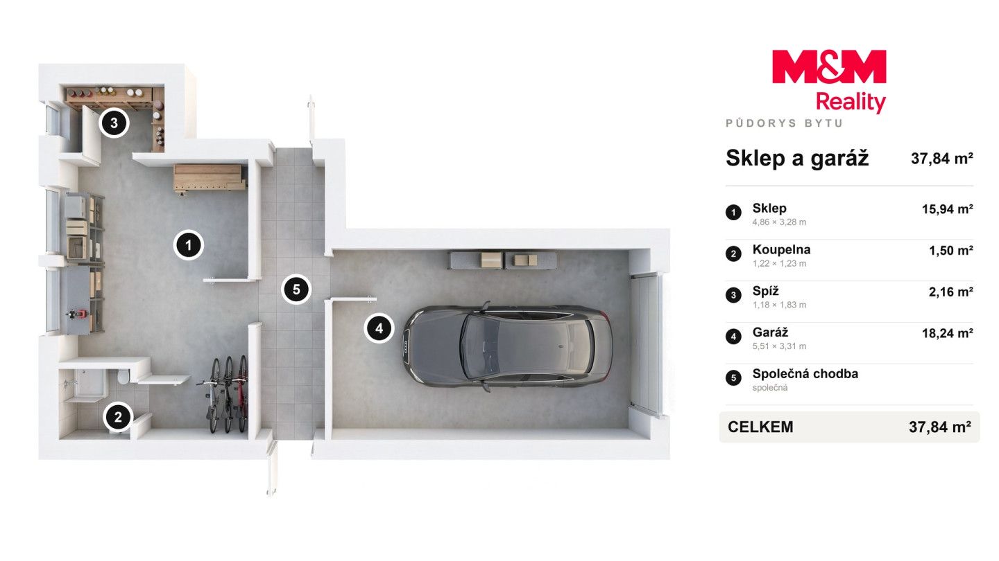 Prodej, Byt 4+1, 82 m², Černovice, U Mateřské školy, Černovice – náhled fotky 26