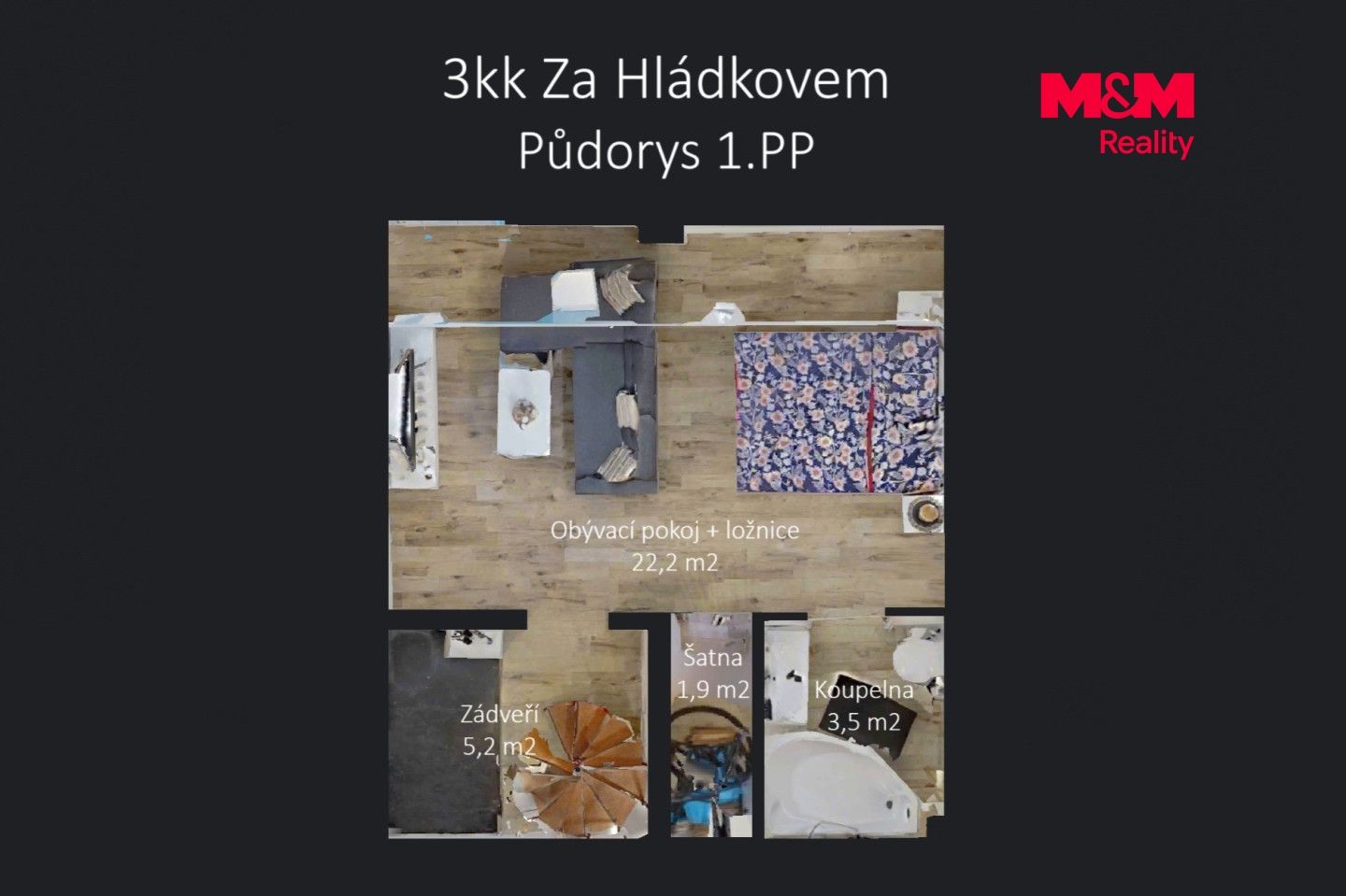 Prodej, Byt 3+kk, 95 m², Praha, Za Hládkovem, Praha – náhled fotky 21