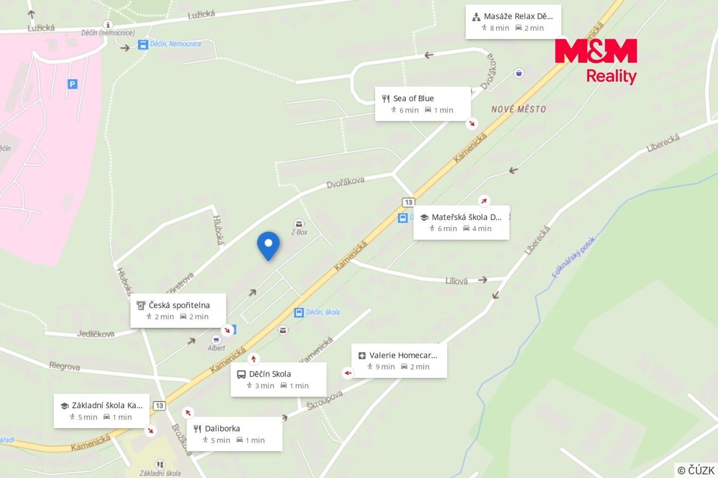 Pronájem, Byt 1+kk, 19 m², Děčín, Kamenická, Děčín – náhled fotky 5