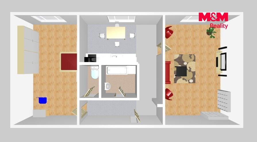 Prodej, Byt 2+1, 54 m², Kadaň, Chomutovská, Kadaň – náhled fotky 2