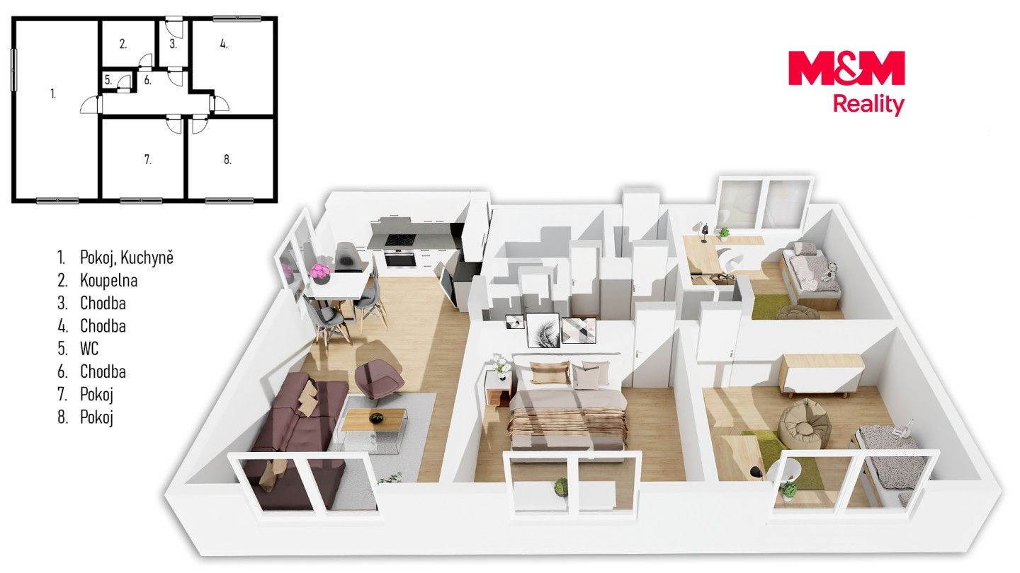 Pronájem, Rodinný dům, 118 m², Libišany, Libišany – náhled fotky 16