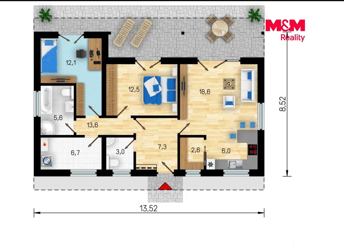 Prodej, Rodinný dům, 78 m², Krušovice, Krušovice – náhled fotky 6