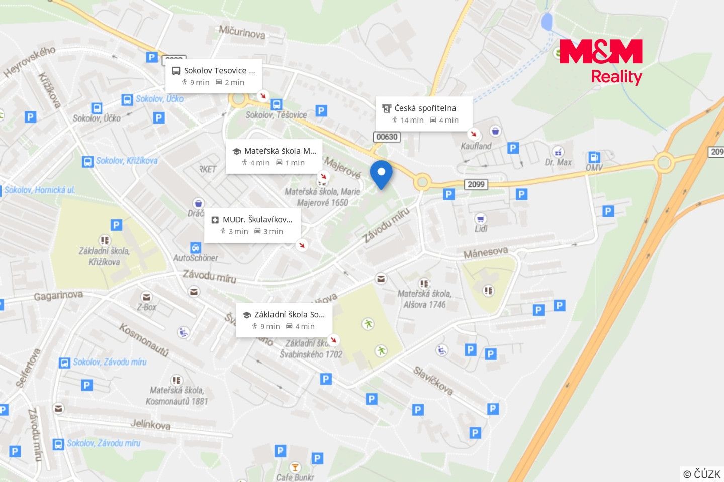 Pronájem, Byt 1+kk, 20 m², Sokolov, Marie Majerové, Sokolov – náhled fotky 7
