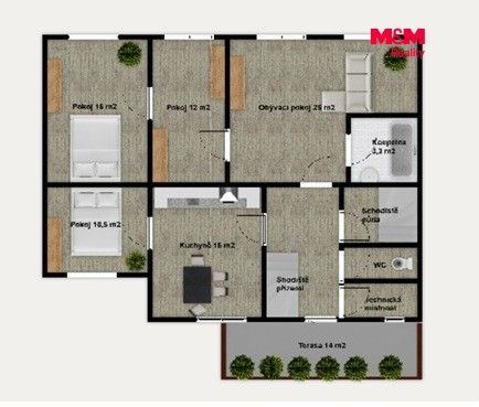 Prodej, Rodinný dům, 129 m², Roudnice nad Labem, Havlíčkova, Roudnice nad Labem – náhled fotky 10