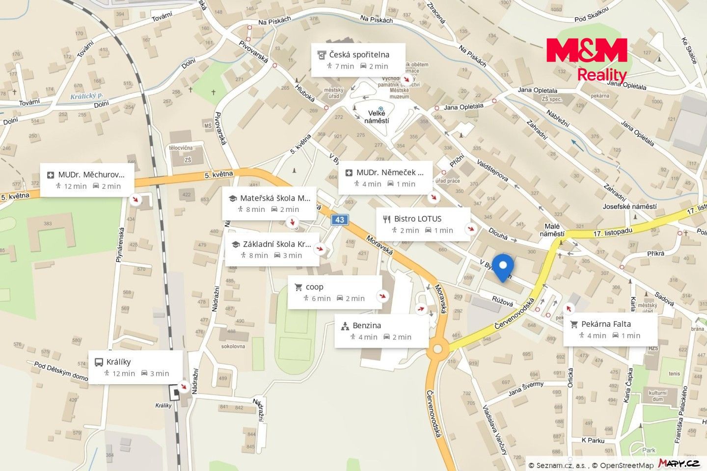 Pronájem, Byt 2+1, 42 m², Králíky, V Bytovkách, Králíky – náhled fotky 8