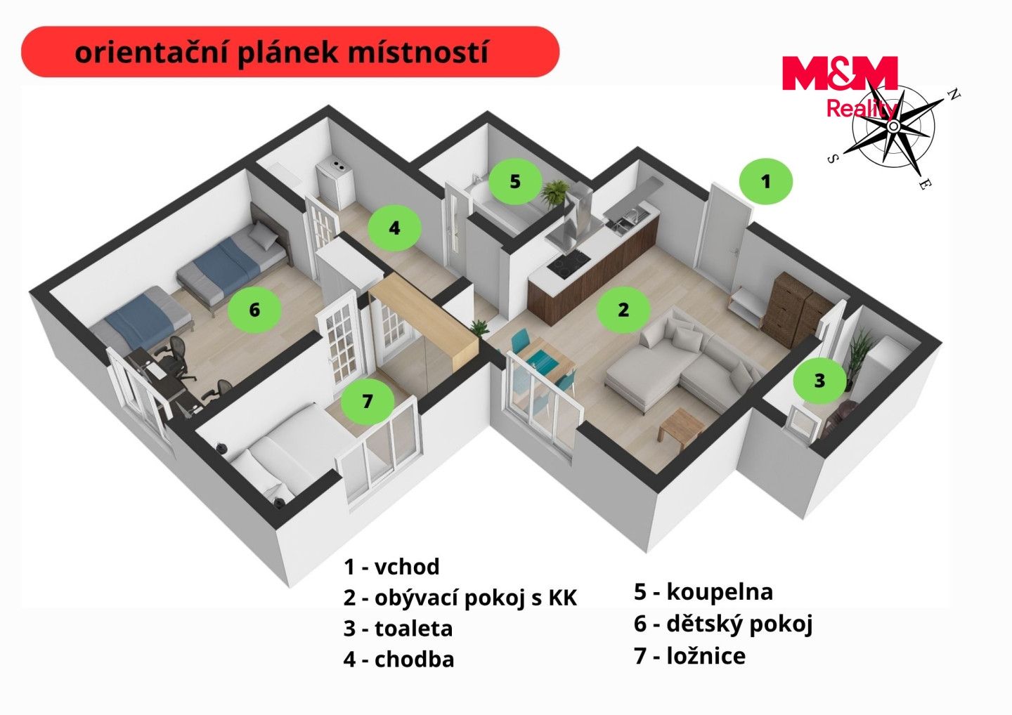 Prodej, Byt 3+kk, 64 m², Havlíčkův Brod, Masarykova, Havlíčkův Brod – náhled fotky 10