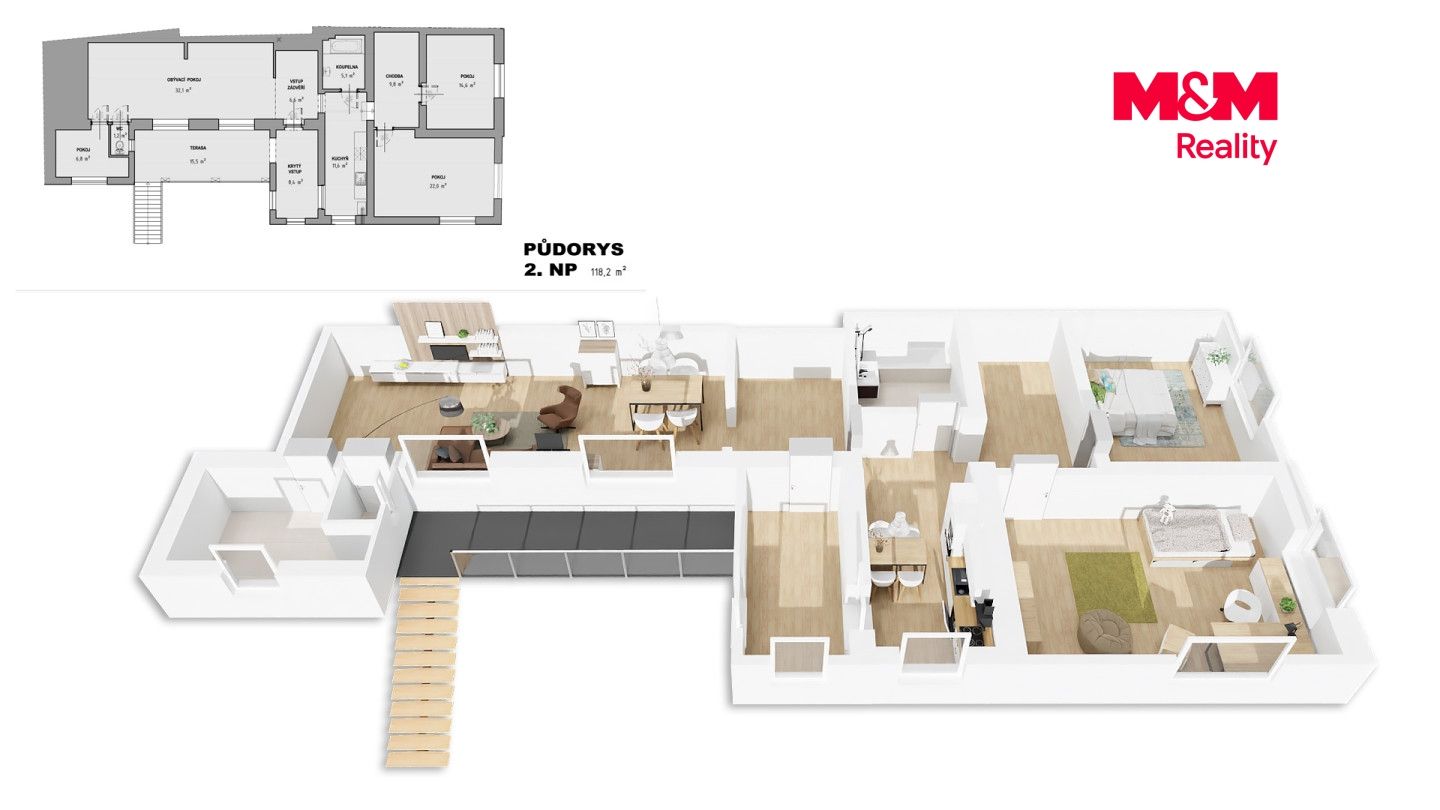 Prodej, Rodinný dům, 245 m², Zvoleněves, Zvoleněves – náhled fotky 17