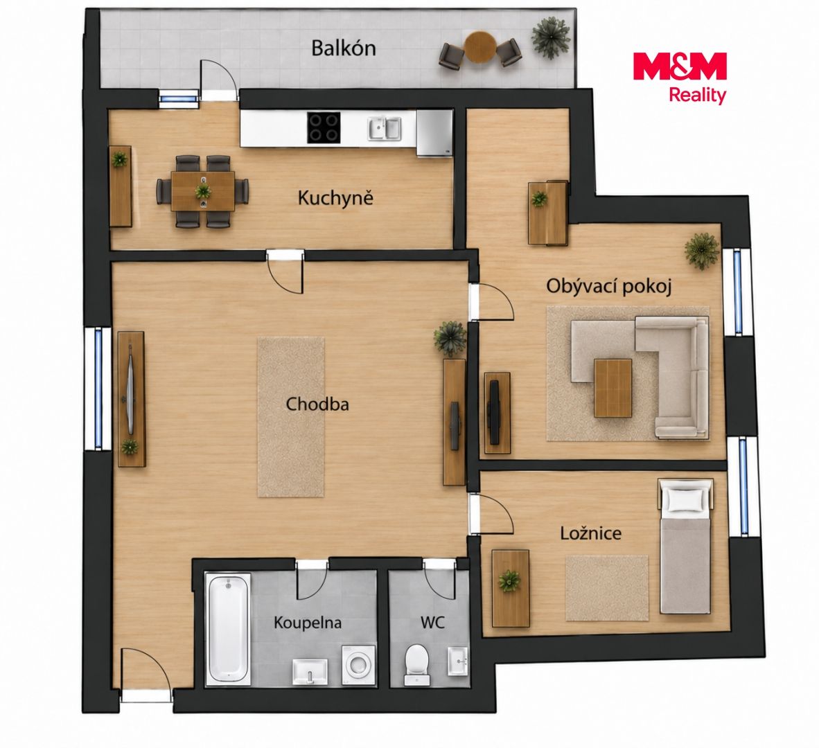Prodej, Byt 2+1, 57 m², Most, tř. Budovatelů, Most – náhled fotky 14