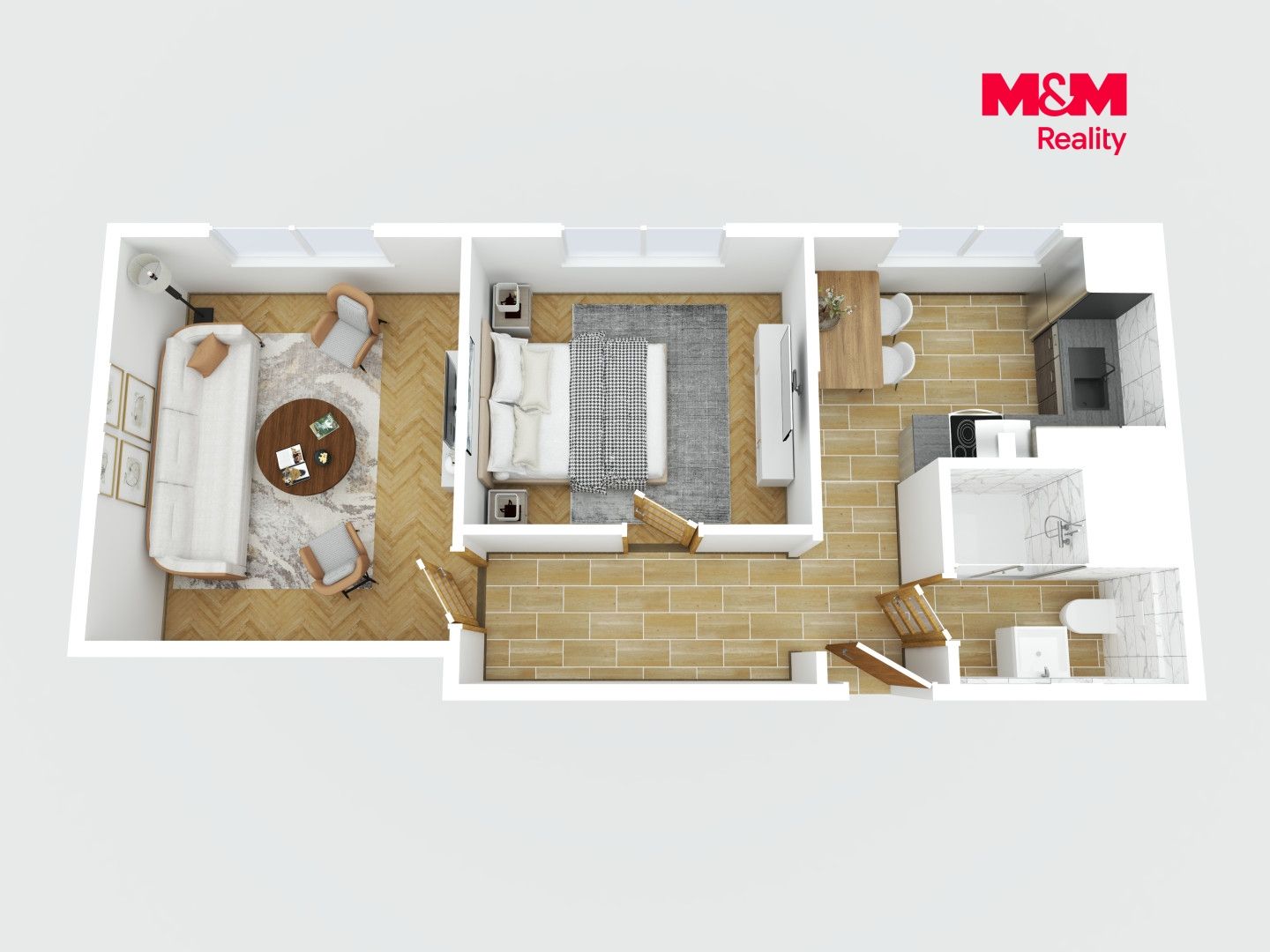 Prodej, Byt 2+1, 44 m², Adamov, Sadová, Adamov – náhled fotky 4