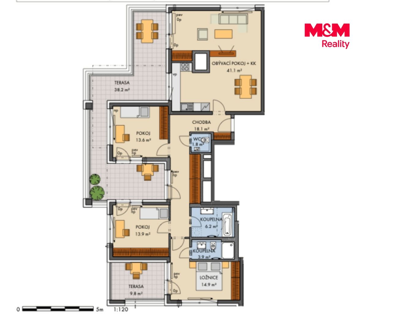 Prodej, Byt 4+kk, 120 m², Praha, náměstí Olgy Scheinpflugové, Praha – náhled fotky 3
