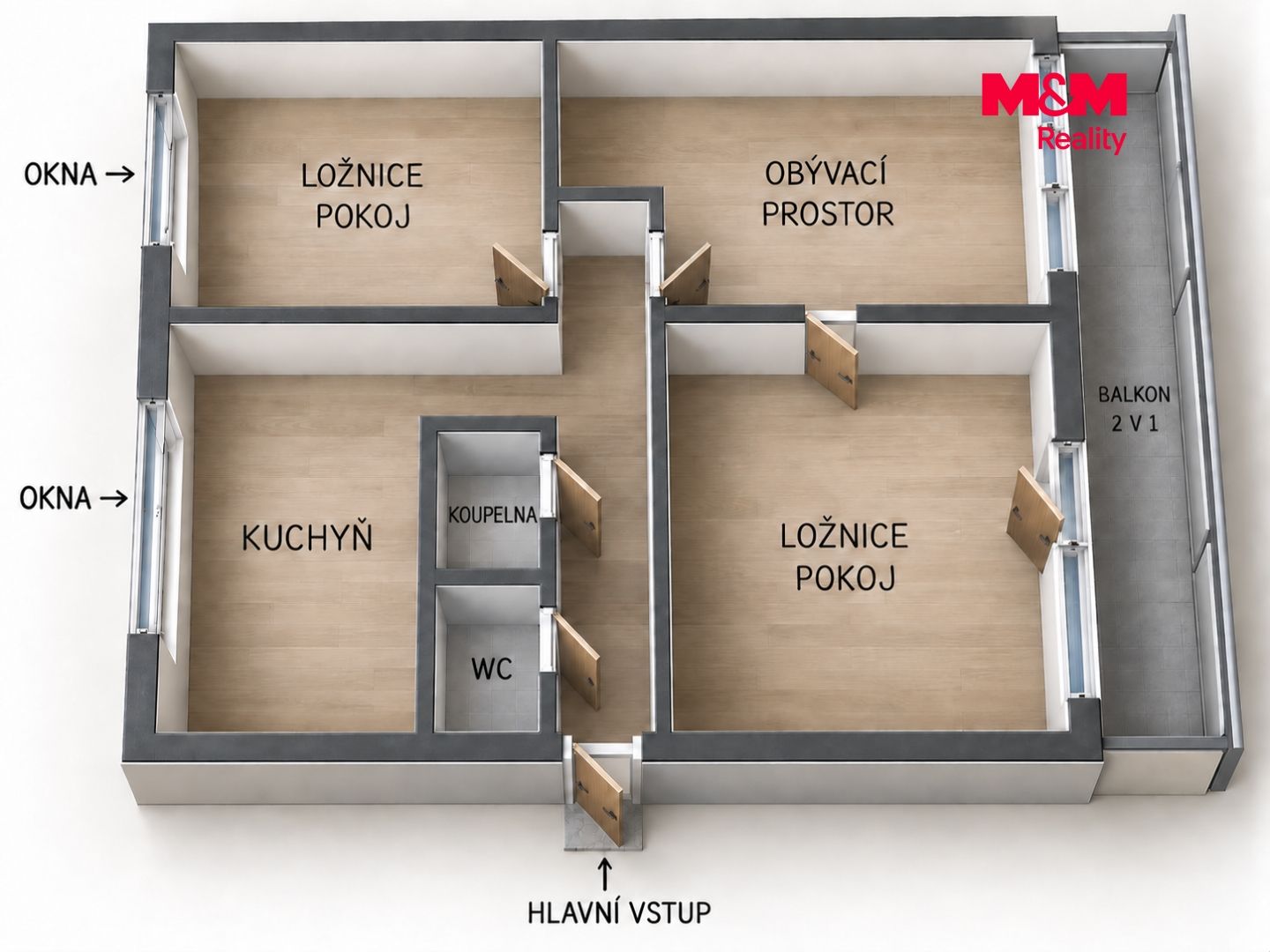 Prodej, Byt 3+1, 74 m², Frýdek-Místek, Bezručova, Frýdek-Místek – náhled fotky 16