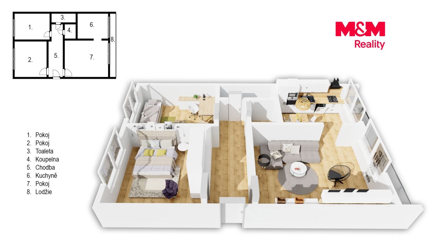 Prodej, Byt 3+1, 60 m², Praha, Ružinovská, Praha – náhled fotky 15