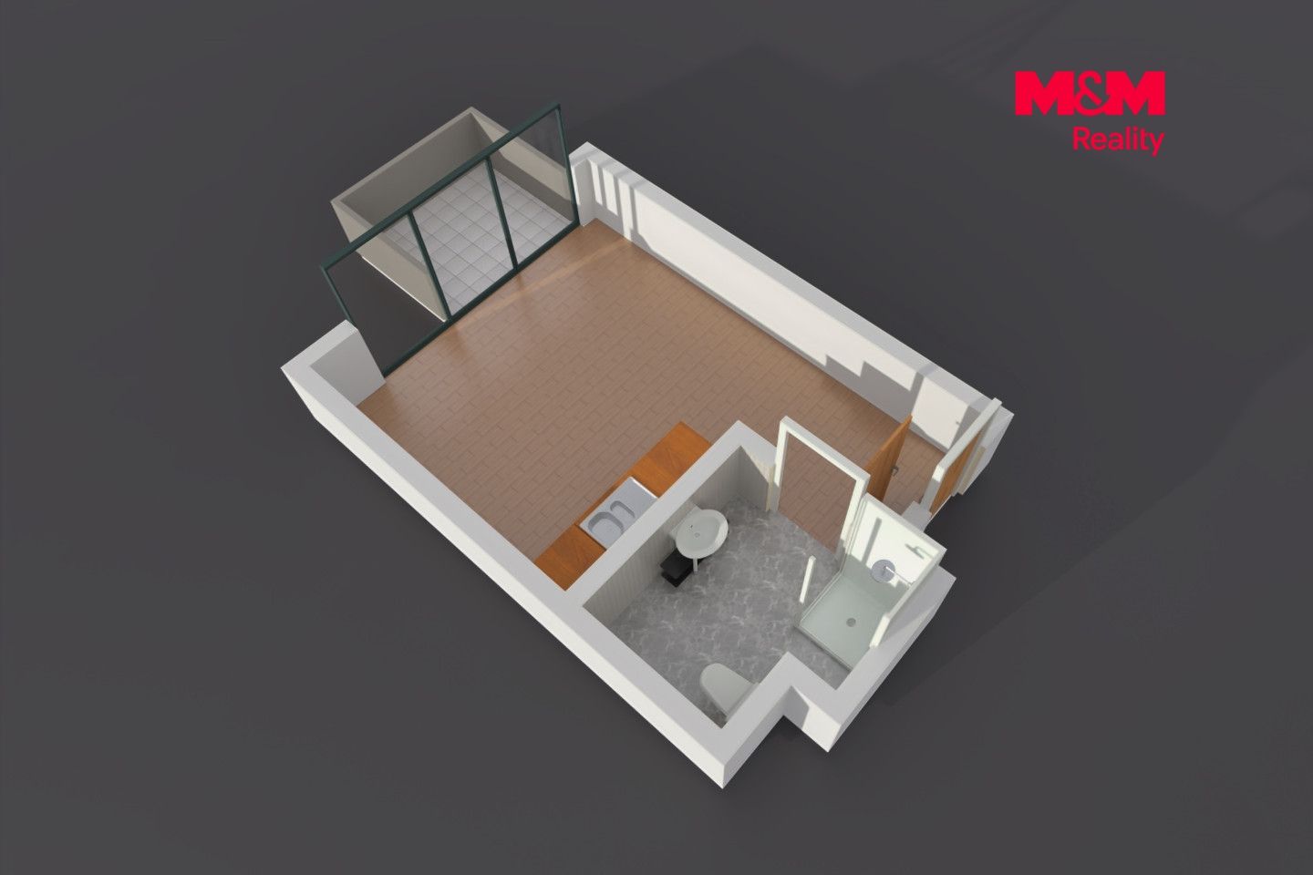 Prodej, Byt 1+kk, 38 m², Mladá Boleslav, Vondřichova, Mladá Boleslav – náhled fotky 8